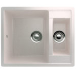 Мойка EcoStone ES-21-331 белая (сливная арматура+фреза)(106)
