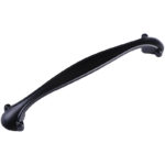 Ручка YT-160-04 160мм матовая черная (METAX)