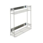 Бутылочница 150мм (450х110х470) с шариковыми напр. белый (VK-01-150WT)