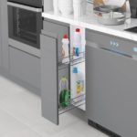 Бутылочница STARAX 200мм(151х475х495) 2-х ярусная левая (S-2426-C) хром с доводчиком