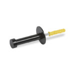 Крючок однорожковый KR-0460-72 BL матовый черный