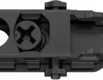 Монтажная планка H=0 DTC STYLISH Anyway Snap-on линейная с евровинтами 3D (82H02YQ105) черная (A08)