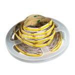 Лента S2, COB LED, IP20, 320LED/м, 6500K, 12В, 10Вт/м, 1200Лм/м, CRI>85, 5м*8мм, провод 2*0,35мм² L=